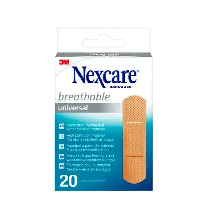 Nexcare Plastic 20 Strips 19x76mm