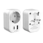 Tech-Protect TA100 UK Adapter - White — Photo 2