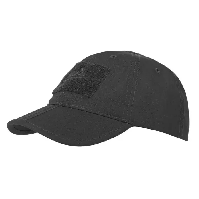 Helikon Baseball Foldable Cap – PolyCotton Ripstop – Black