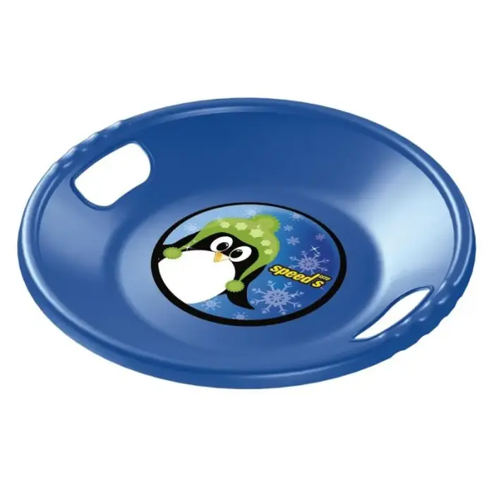 UFO BLUE PLASTIC SNOW SLED R.S