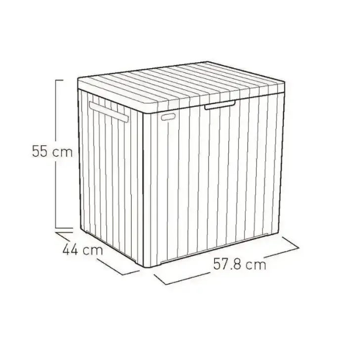 Storage box City Storage Box 113L gray Photo