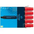 Permanent marker SCHNEIDER Maxx 280 chisel tip, red — Photo 4