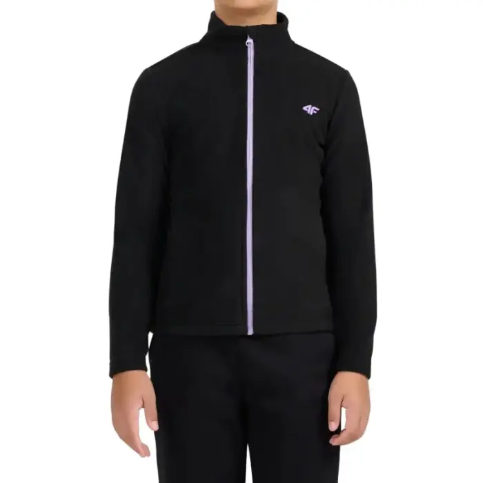 4F F472 Girls` Fleece Jacket Deep