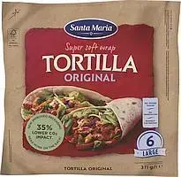 Nisutortiljad, suured 371g, Santa Maria