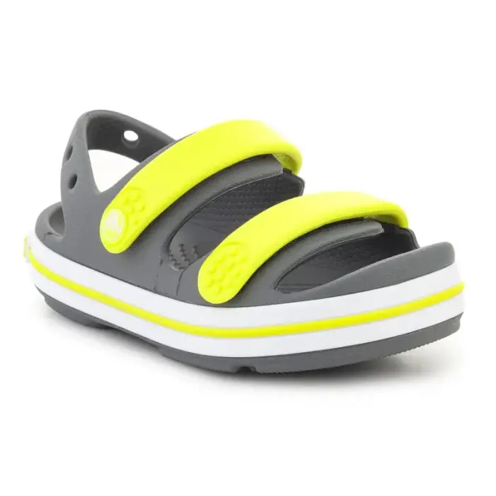 Bērnu sandales Crocs Crocband Cruiser Sandal T, Slate Grey/Acidity 209424-1NJ, izmērs 22/23