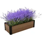 Rectangular Flower Bed Maple Trough 106x52x32cm, Brown — Photo 5