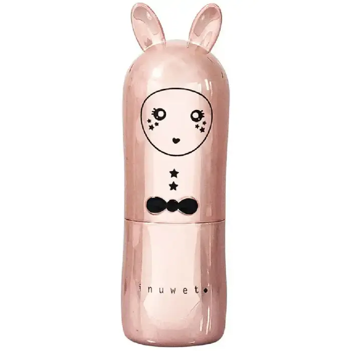 Inuwet, French Cake, Vegan & Natural Ingredients, Hydrating & Conditioning, Lip Balm, Nude Pink, 3.5 g