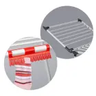 Standing Foldable Clothes Drying Rack Debora white 19m — Photo 7