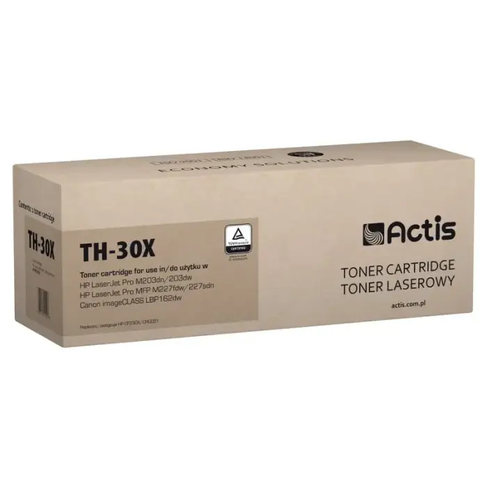 Actis TH-30X toneris (aizvieto HP 30X CF230X; standarta; 3500 lapas; melns)