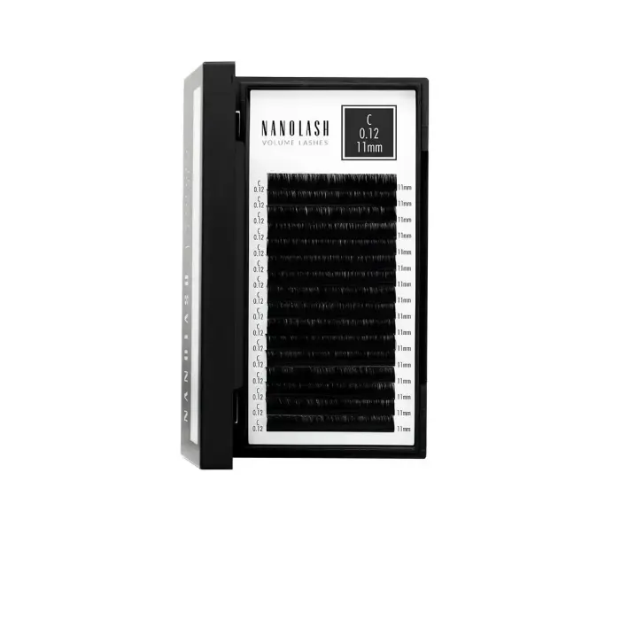 Nanolash - Volume Lashes Dirbtinės blakstienos 012 C 11 Mm 1 vnt.