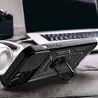 Slide Camera Armor dėklas iPhone 14 Juodas — Nuotrauka 8