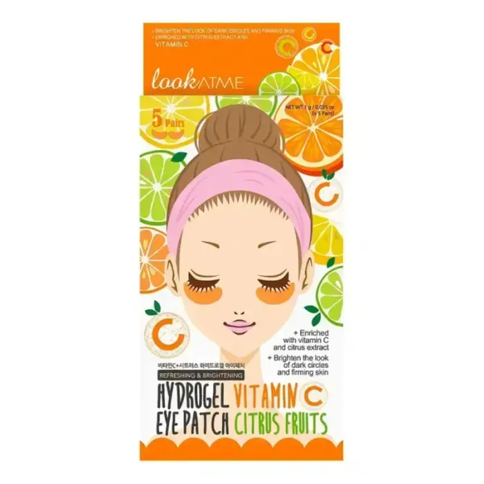 Look At Me, Hydrogel, Vitamin C, Brightening, Eye Patch, 10 pcs