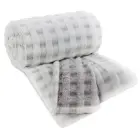 Throw 170x210 cm, Cube Pattern, Light Sand-Grey — Photo 1
