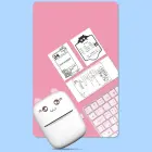 HURC9 Bluetooth Thermal Printer Mini Kitty with App - Pink Фото num