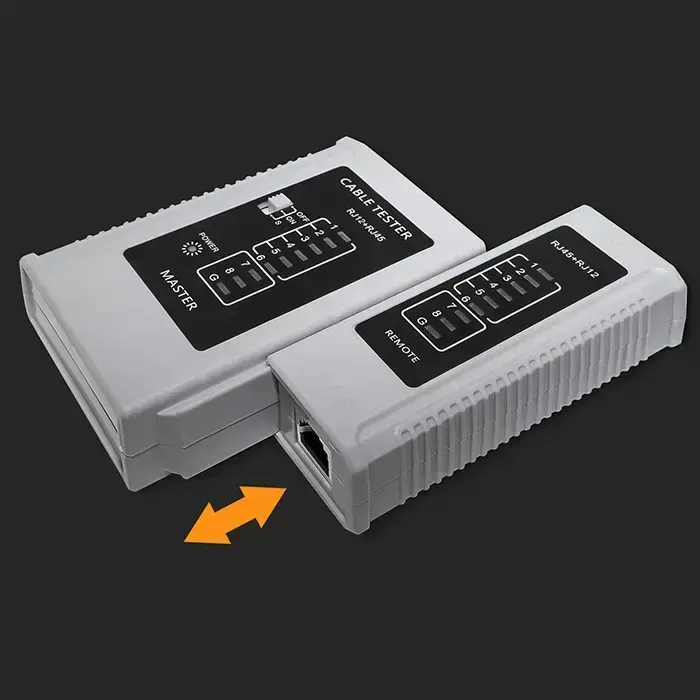Qoltec Cable networks tester | RJ45 | RJ12 Photo