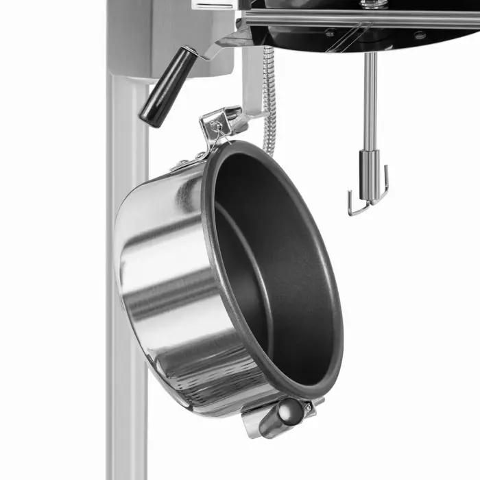 Maszyna automat urządzenie do prażenia popcornu retro TEFLON 1600 W 5-6 kg/h - niebieska Foto 3