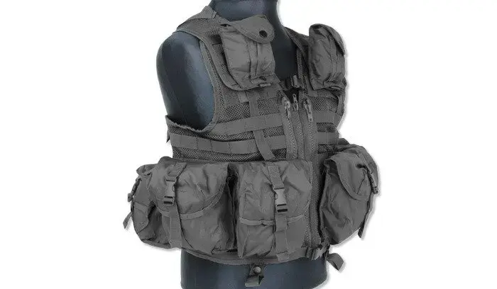 Mil-Tec Modular Vest Reactor – MOLLE/PALS – Black – One Size