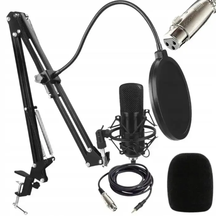 Fusion Studio XLR Microphone Set – Black