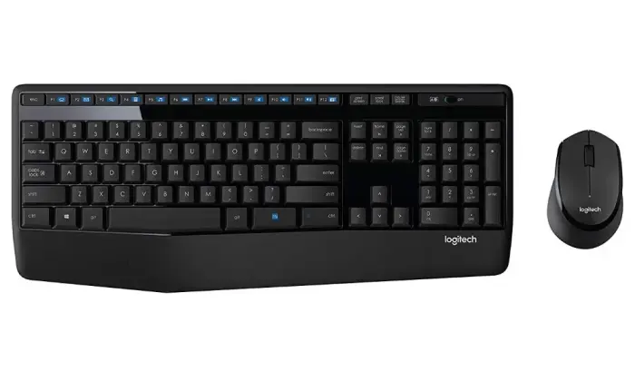 Logitech set Keyboard s Mouseí MK345 / wireless / 2,4Ghz / USB receiver / CZ + SK / black