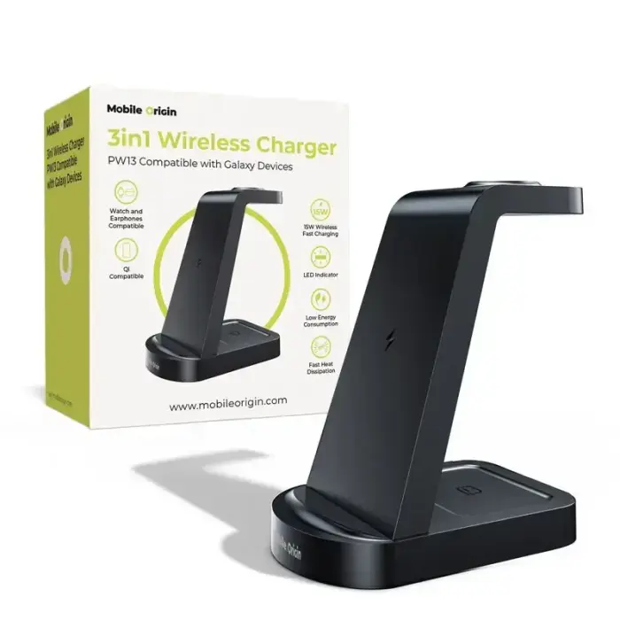 Mobile Origin 3in1 Wireless Charger PW13