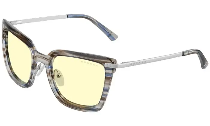 GUNNAR biroja/spēļu brilles  KAIA BLUE RIBBON dzintara lēcas  BLF 65 GUNNAR focus