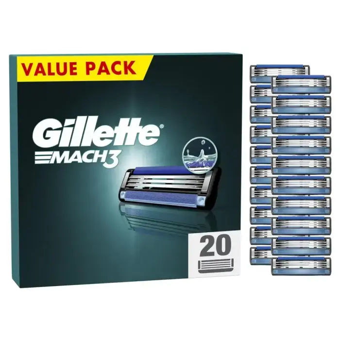 Gillette MACH3 - Replacement Heads - 20pcs Photo