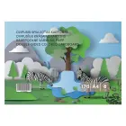 Krāsains kartons, divpusējs, A4, 8 lapas, dažādas krāsas Foto 4