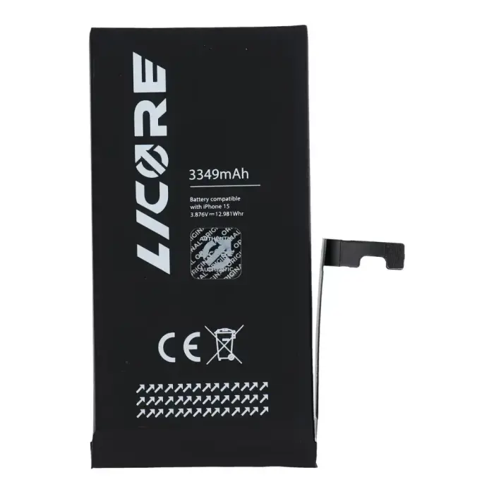 LICORE baterija, skirta iPhone 15 3349 mAh