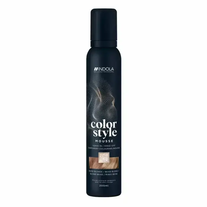 Indola Color Style Mousse Beež Blond 200ml