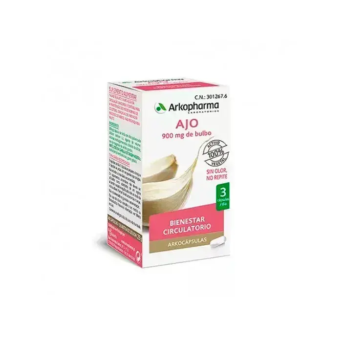 Arkopharma Arkocapsulas Ķiploks 48 Kapsulas