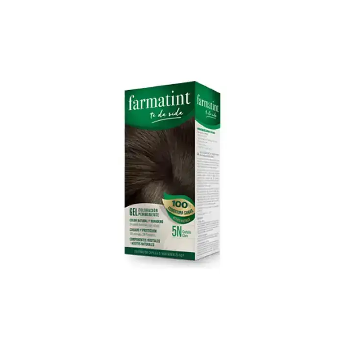 Farmatint Pastāvīga matu krāsas želeja 5N Gaiši brūna 150ml