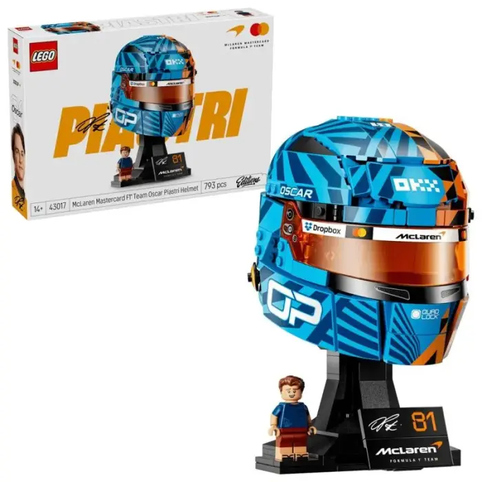 LEGO Editions 43017 – Oscar Piastri McLaren Mastercard F1 Team Helmet