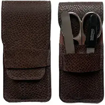 DuKaS Premium Line PL 1774HN - Men's 3-Piece Travel Manicure Set