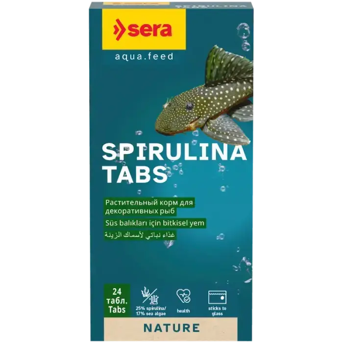 Sera Spirulina Tabs kalatoit 24 tabletti