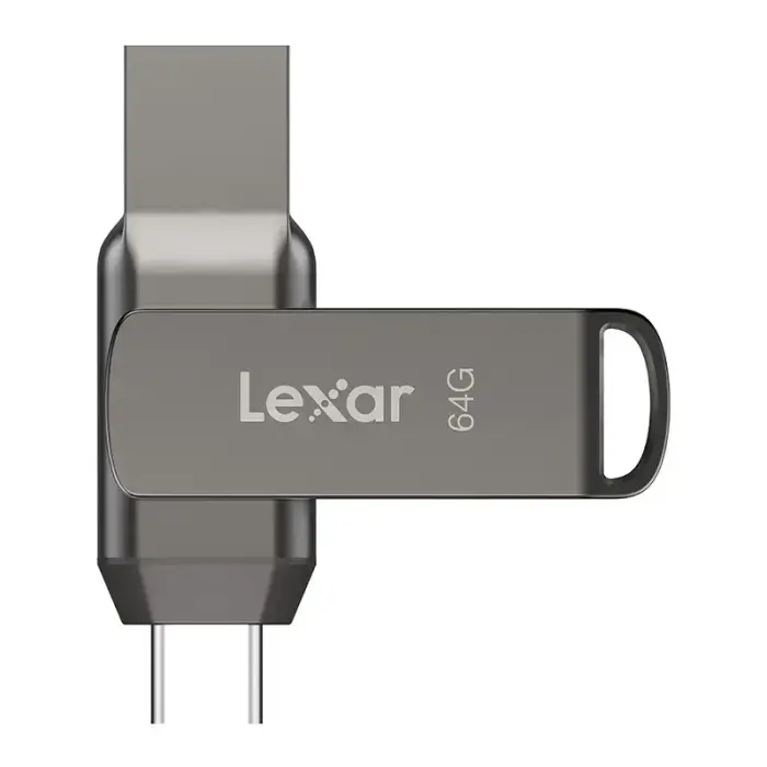 Lexar dvigubos Type-C ir Type-A USB 3.1 64GB USB atmintinė