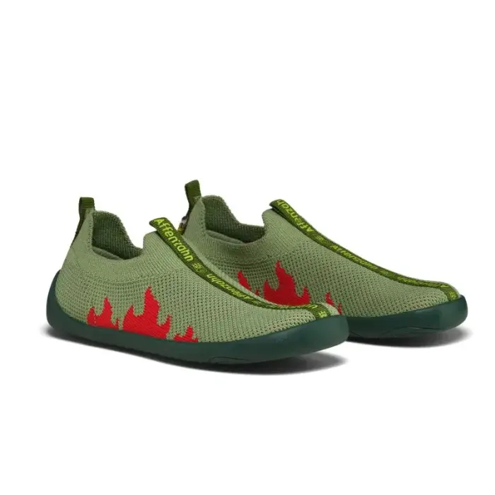 Affenzahn Flinky Dragon knitted barefoot slippers (01397-20110), size 24.0