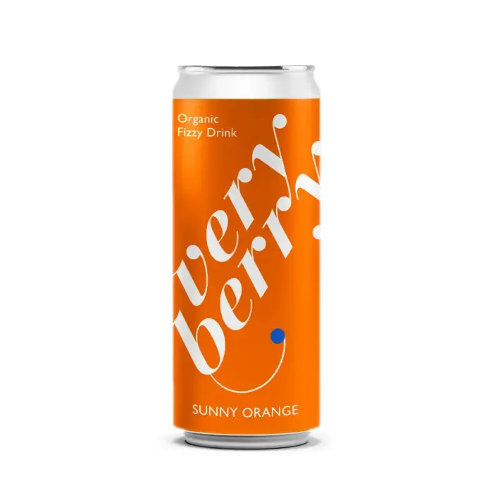 Gāzēts dzēriens VERY BERRY Sunny Orange, bundžā, 0.33l (DEP)