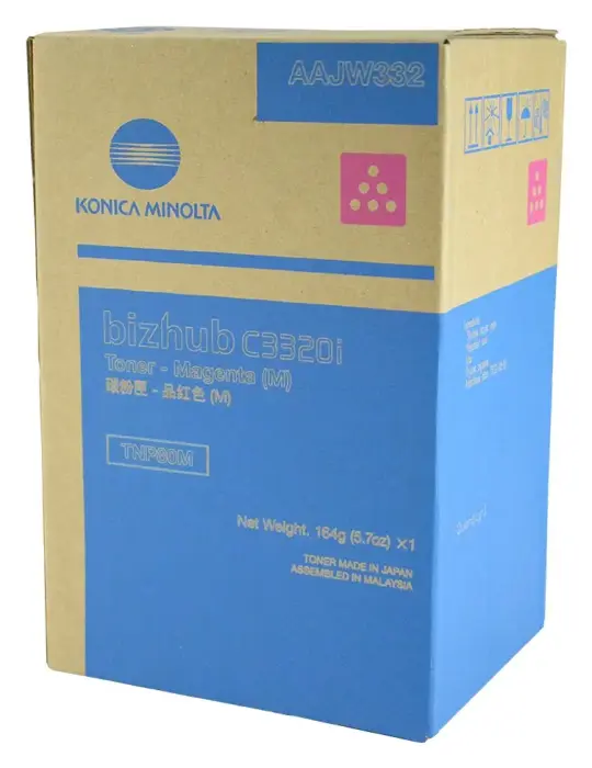 Konica Minolta originalus toneris AAJW352, magenta, 9000str., TNP-80M, Konica Minolta Bizhub C3320i