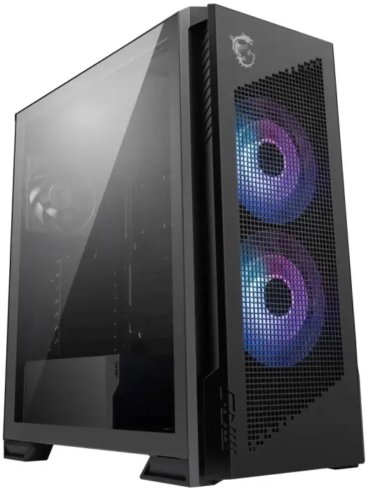 MSI case MPG VELOX 300R AIRFLOW PZ/ no PSU/ 2x 160mm fan/ 1x 120mm fan/ 2x USB/ 1x USB-C/ black
