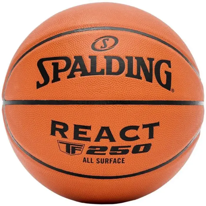 Spalding React TF-250 Basketball Size 5 Brown 76803Z 5