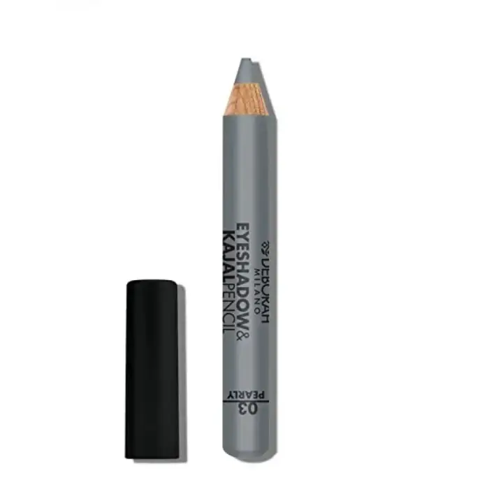 Deborah, Blending akių šešėliai ir Kajal akių pieštukas 2-in-1, 3, Sidabrinė, 2 g