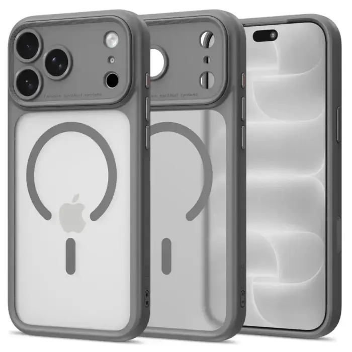 TECH-PROTECT MAGPEAK MAGSAFE CC IPHONE 17 PRO MAX / 18 PRO MAX MATTE TITANIUM