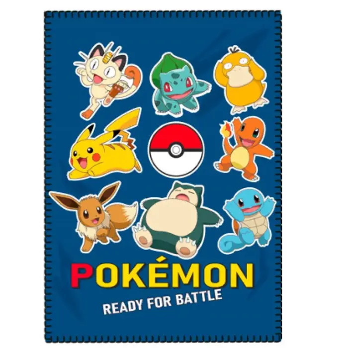 Pokemon флисовый плед