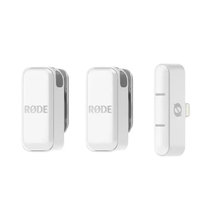 RODE Wireless Micro - 2-Channel Digital Wireless System (Lightning, White)
