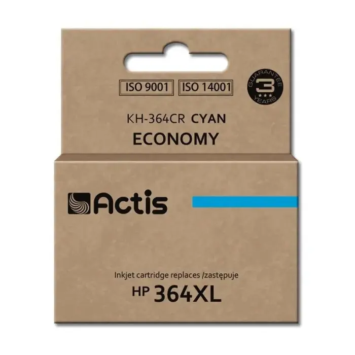 Actis KH-364CR ink (asendab HP 364XL CB323EE; standardne; 12 ml; sinine)