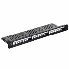 Patch panel Lanberg PPKS-1124-B (1U; 19") — Photo 3