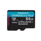KINGSTON microSDXC Canvas Go Plus 64GB + adapteris — Foto 2