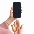 Beaded phone strap yellow — Photo 4