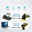 Qoltec barcode reader and QR code scanner | 1D 2D | USB — Photo 8