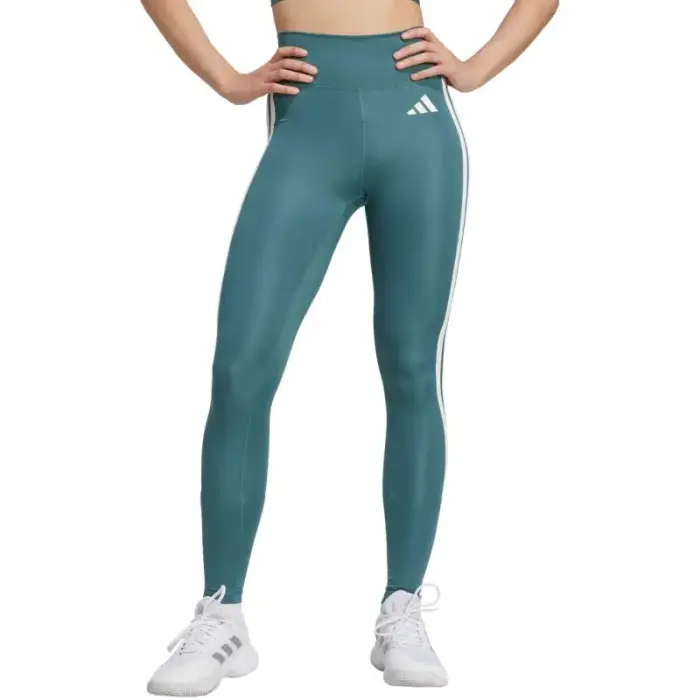 Adidas Optime Essentials 3-Stripes 7/8 Women's Leggings Green JY2152 - Feature: L